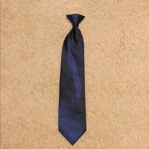 Boys Blue Clip on Tie